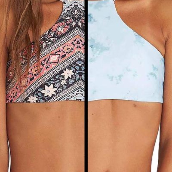 Billabong Set Blissed Out Reversible High Neck Set - Picture 3 of 8